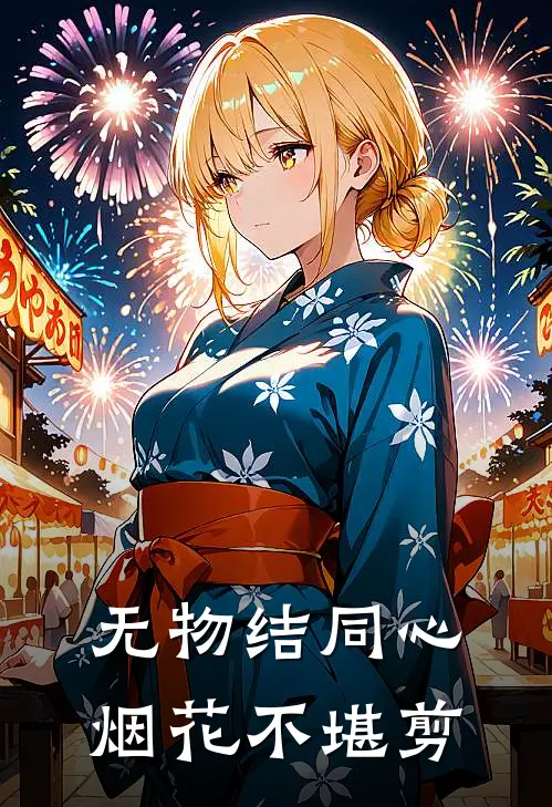 无物结同心,烟花不堪剪