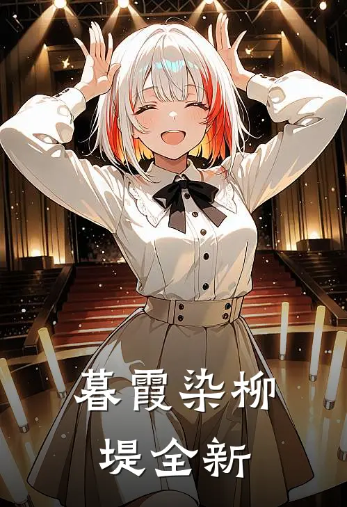 暮霞染柳堤全新