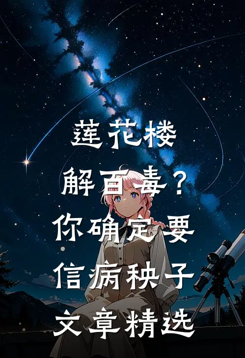 莲花楼：解百毒？你确定要信病秧子文章精选